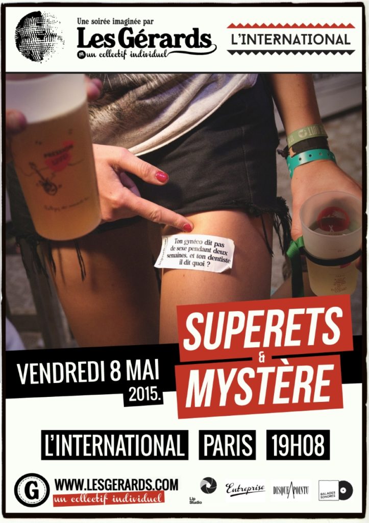 L'International Les Gérards Superets Mystère Paris 2015