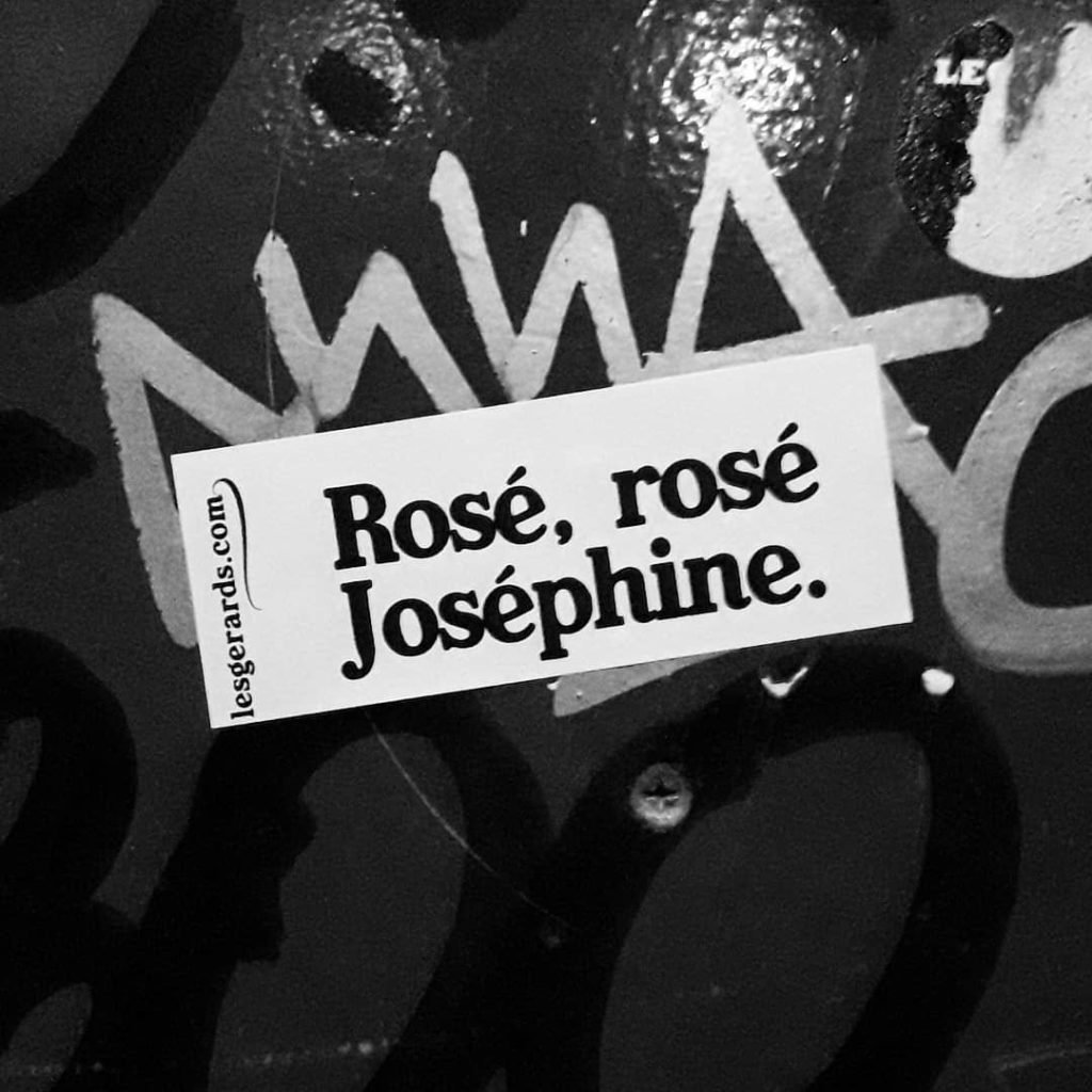 Rosé Rosé Joéephine Sticker Les Gérards